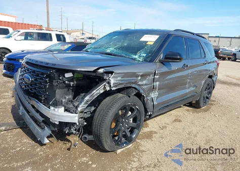 2024 Ford Explorer St-Line из США, поврежденный, VIN 1FMSK7KH2RGA72655